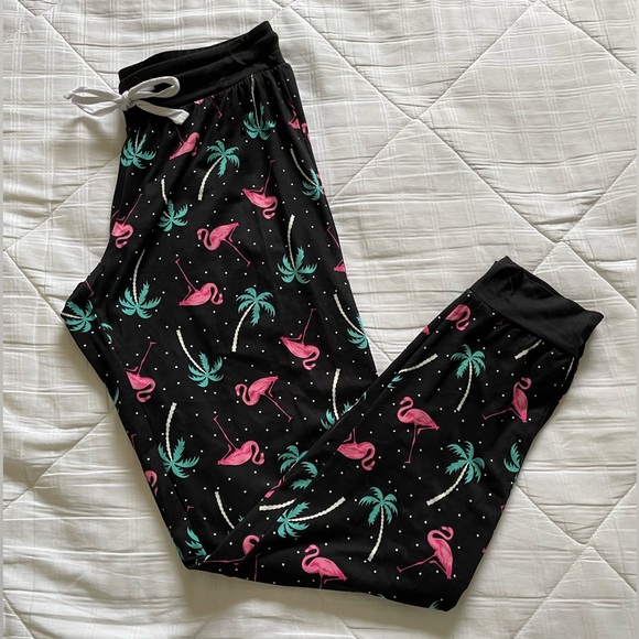 Tropical lounge pants 3/4 length - Picture 1 of 5